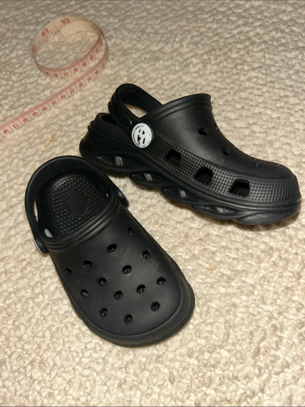 CROCS Kids Black Classic Clog Sandals